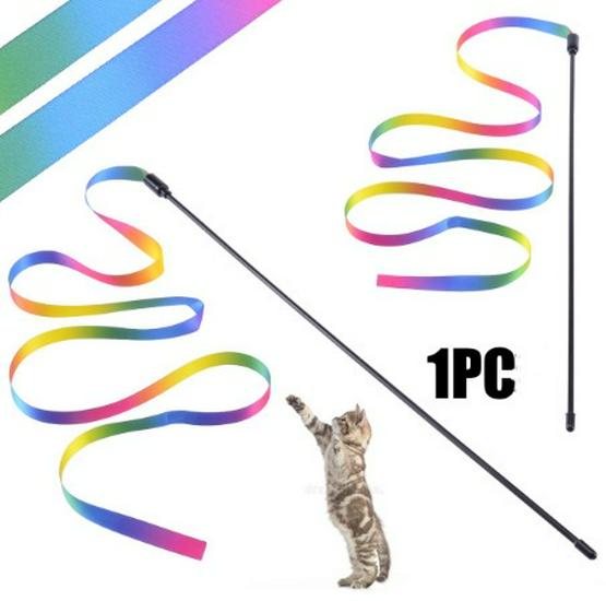 Interactive Ribbon Teaser Wands for Cats