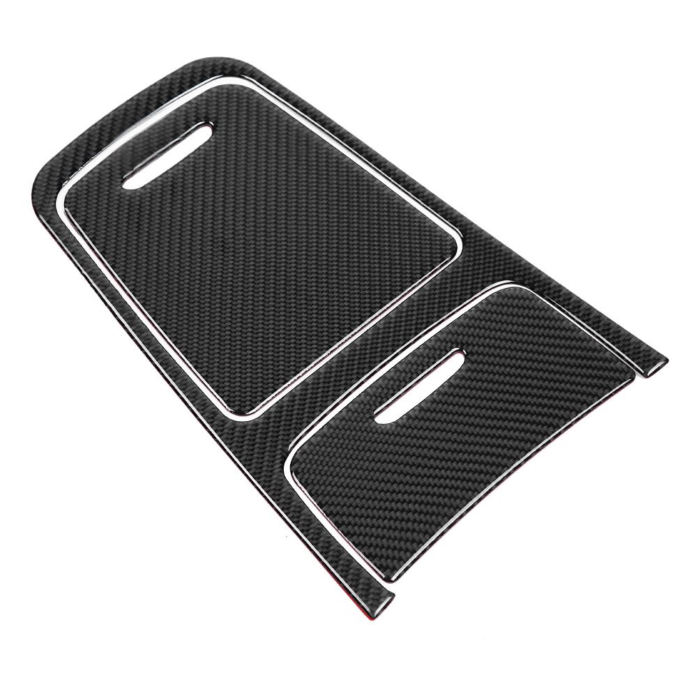 Centraal Bedieningspaneel, Koolstofvezel Middenconsolepaneel Cover Trim voor A-Klasse CLA GLA 2013-2019 Linkshandig