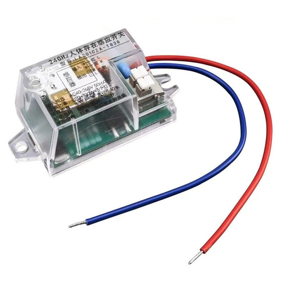 Transparent Shell Radar Presence Sensor Switch Auto On Off Light Control Switch  Indoor Lighting