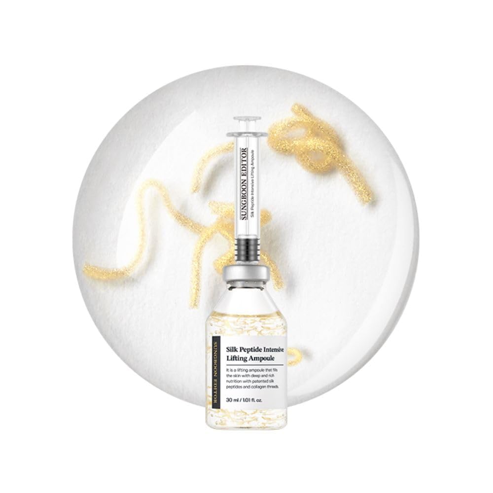 

Silk Peptide Intensive Ampoule Korean Skincare [SUNGBOON EDITOR] 35ml, Serum, Anti-Aging Care, Firmness,