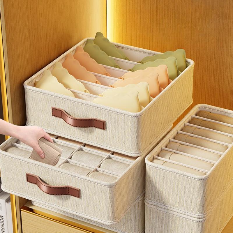 

1-5PCS Underwear Storage Box Bedroom Underwear Storage Drawer Compartment Multi-functional Dormitory Home Wardrobe Underwear Box