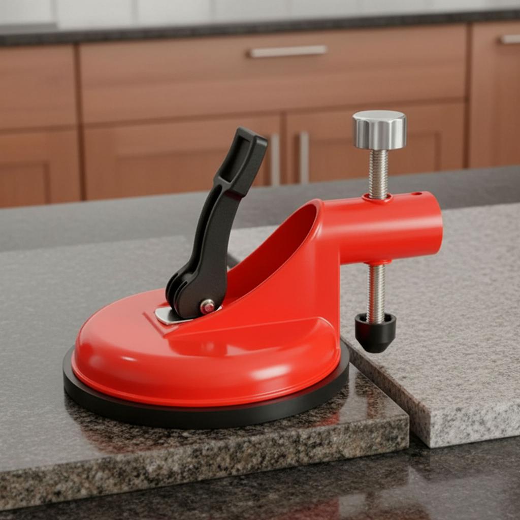 Granite Marble Countertop Seam Leveling Tool Adjustable Height Setter Floor Seam Fixer Tool for Stone Slab Installation & Repair