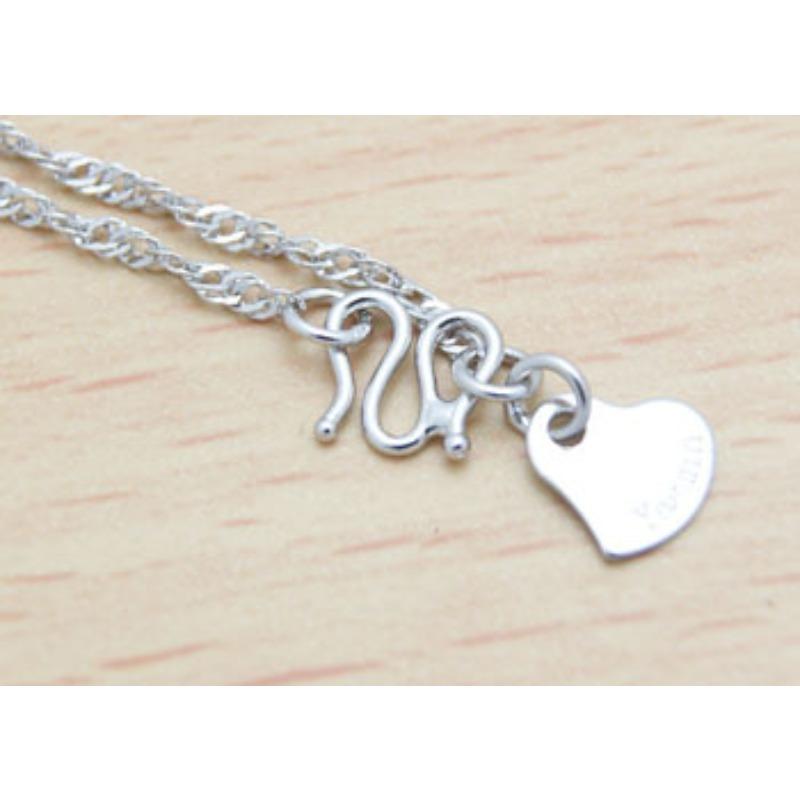 Girls' Simple Water Wave Chain Platinum-Plated Collarbone Chain Cold Wind Accessories Chain Jewelry
