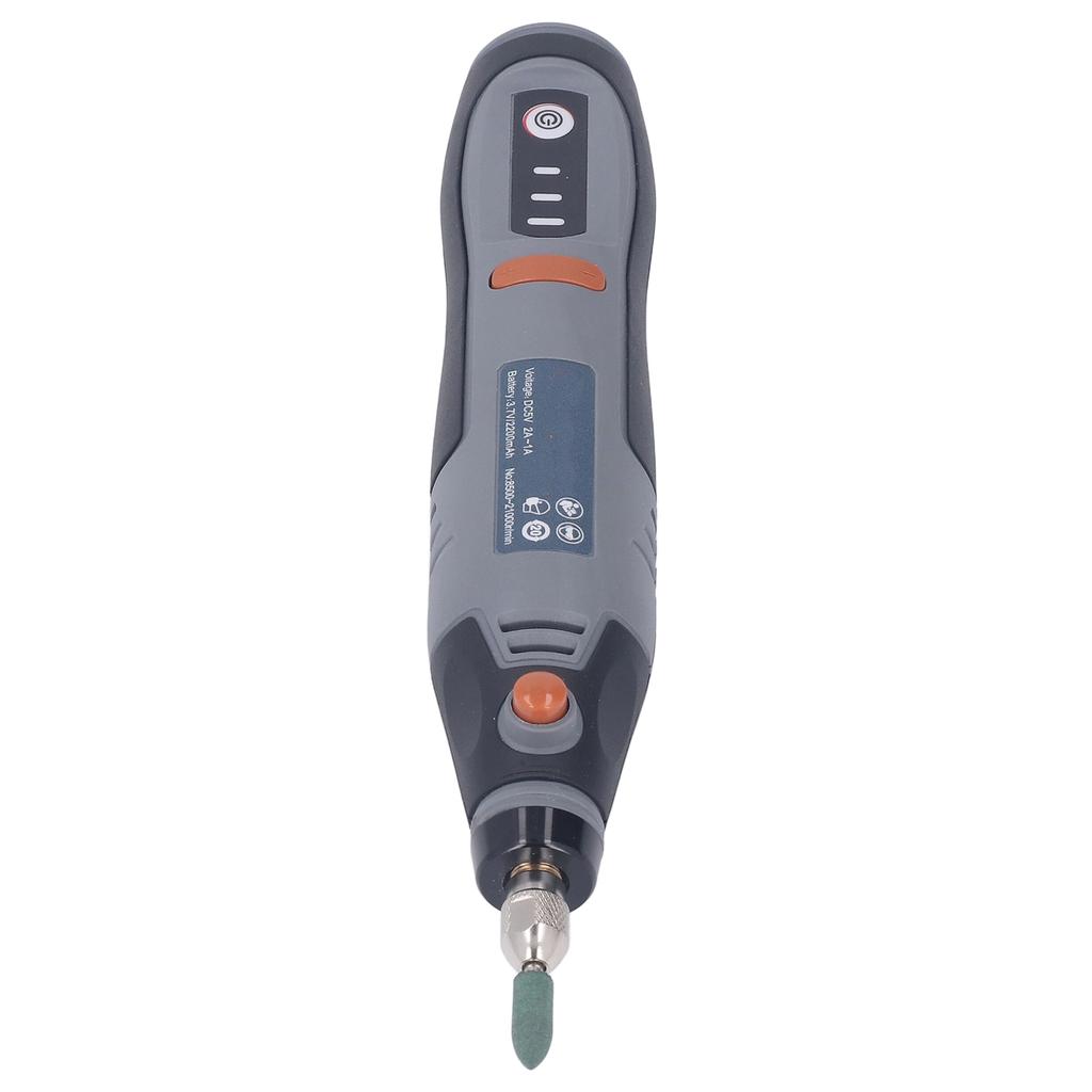 Hand-Schleifmaschine Wiederaufladbar 3 Geschwindigkeiten Akku-Schleifmaschine Elektrischer Polier-Gravurstift mit