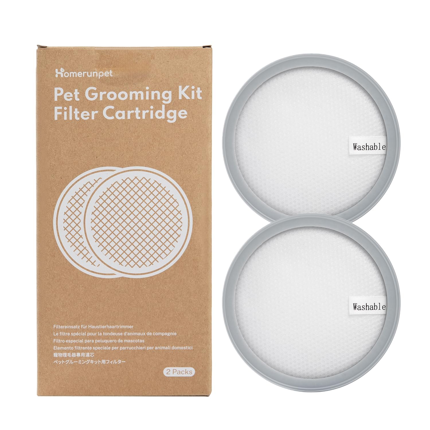 

Фильтрующий картридж Homerunpet Pet Grooming Kit для 2 кошек HC15, шт., чистый, собаки,