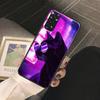 Purple Colour Neon Light Case For Redmi Note 12 Pro 8 9 10 11 Pro Note 12S 11S 10S 9S 8T Redmi 12C 10C 10A 9C Cover