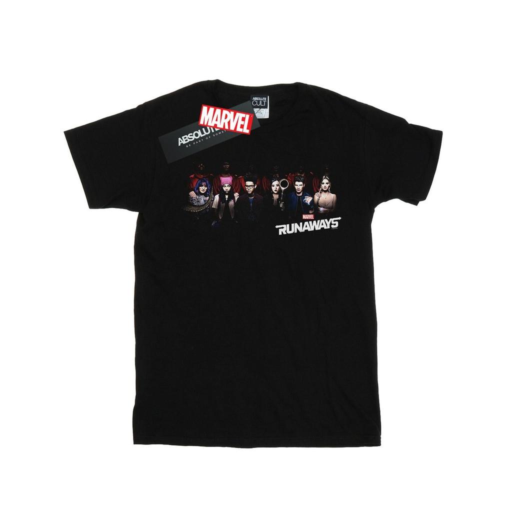 Marvel Mens Runaways Lineup T-Shirt
