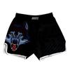 2024 New Wolf Geometric Breathable Print Combat Shorts, Muay Thai Boxing Shorts, Free Sanda Martial Arts Pants