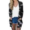 Women's Fashion Casual Comfortable Halloween Printed Mid-Length Cardigan With Pockets Jacket