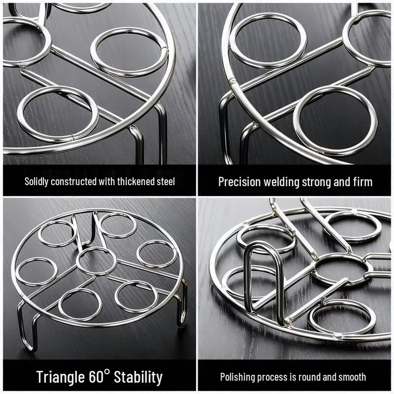Jinxu 4.4mm Thickened Stainless Steel Egg Steamer Rack