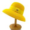 Bucket Hat Flat Top Letters Summer Ladies Sun Hat Ladies Straw Hat Fedora Hat British Style Men And Women Hat Letters Panama