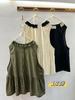 2026 Spring/Summer Women's Japanese Linen Ruffled Vest – Sleeveless, Loose-Fit, Reversible Jacket