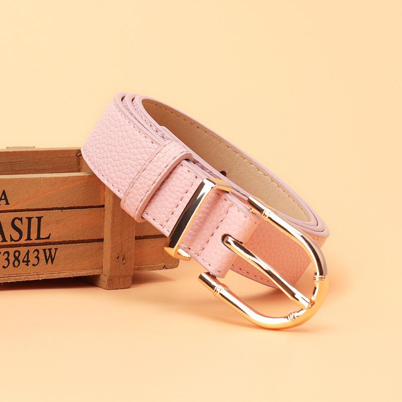 Women S Belt Personalized Bamboo Buckle Women S Belt Maillard Wear Belt Women S Factory розовый