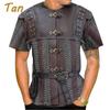 3D Print Middeleeuws Pantser Grafisch T-shirt Voor Mannen Cosplay Cool Casual Ronde Hals Korte Mouw T-shirts Mannen Streetwear Tops T-shirts