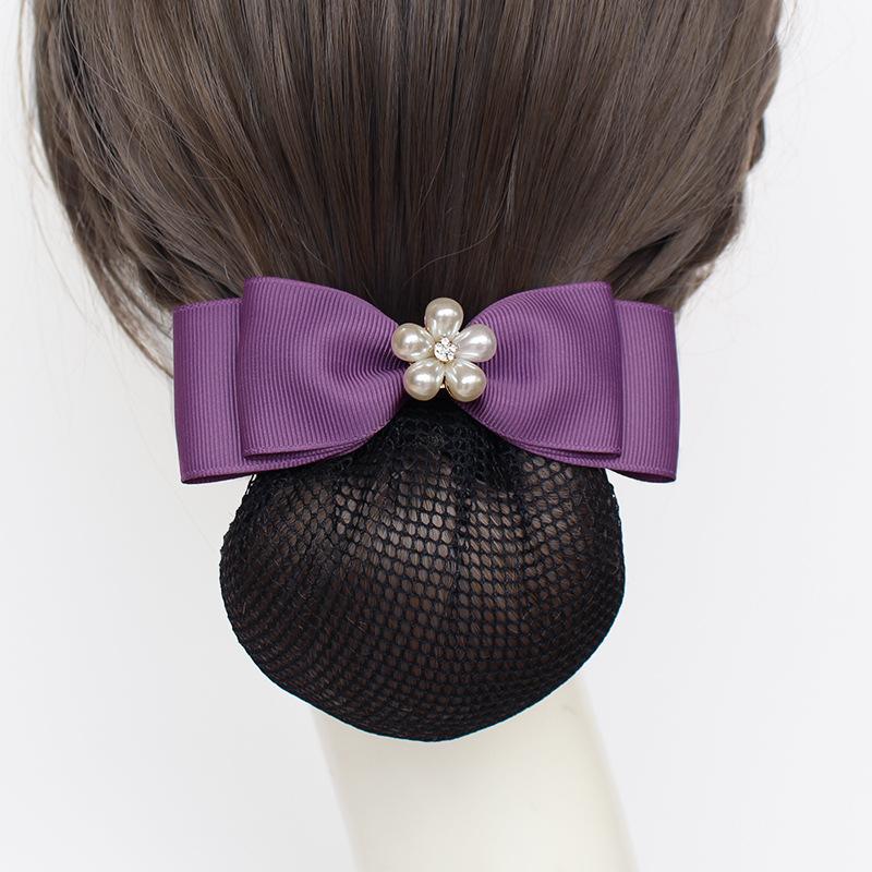 Nurse Head Flower Work Disc Hair Bank Hotel Restaurant Waiter Work Hair Net Pocket Disc Hair Headgear Hair Accessories New