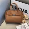 New platinum bag solid color large capacity shoulder messenger bag fashionable versatile portable small square bag