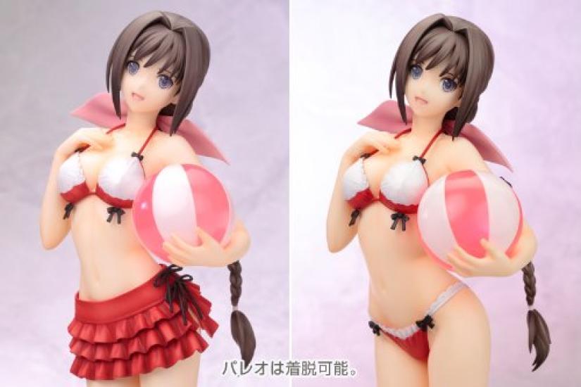 Shining Hearts Neris scale PVC painted finished -Swimsuit ver.- (1/7 product)