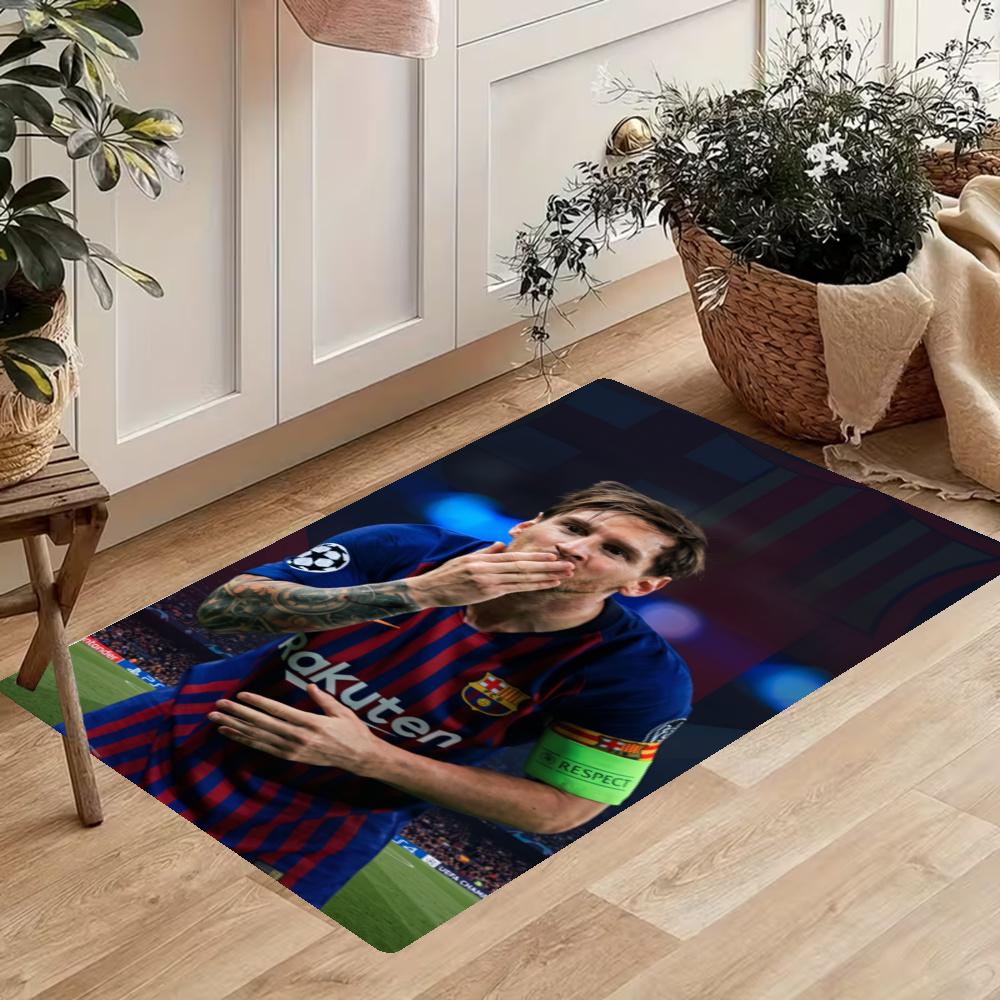Messi Kitchen Mats Durable Bathroom Pads Comfortable Rugs Carpets For Kitchen Home Office Sink Laundry Room Bathroom Decor