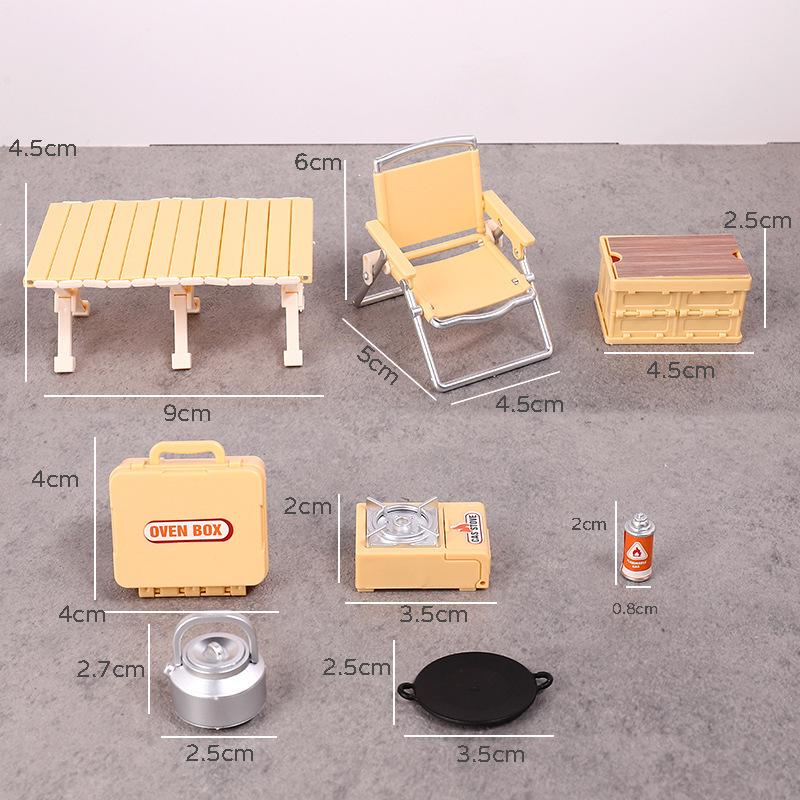 Kids  Role-Play Mini Folding Chair & Camping Stove Set