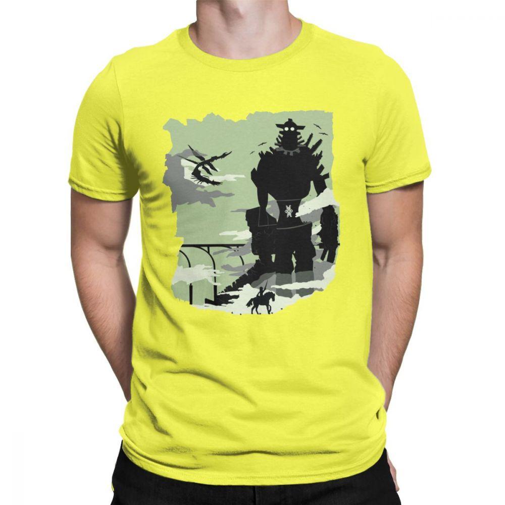Silhouette Of The Colossus Tshirt Men Shadow of the Colossus Humorous Cotton T Shirt 2021 Clothes