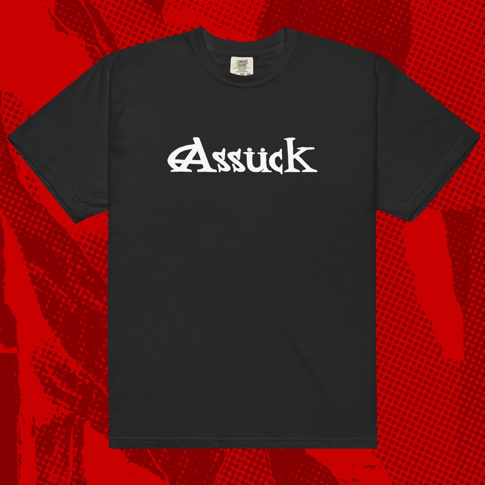 Assuck Logo Shirt | Grindcore Metal Plutocracy Discordance Axis Terrorizer M