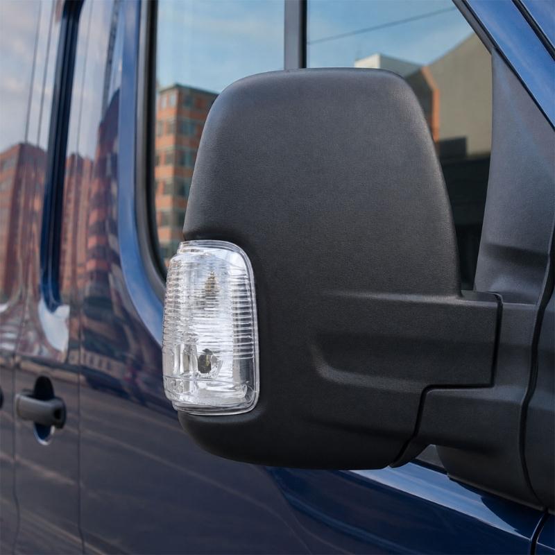 Mirror Signal Lens Pair for Transit MK8 Exterior Light Repair, Clear Indicator Lens Set with Left Right Coverage and Part 1847389 1847387
