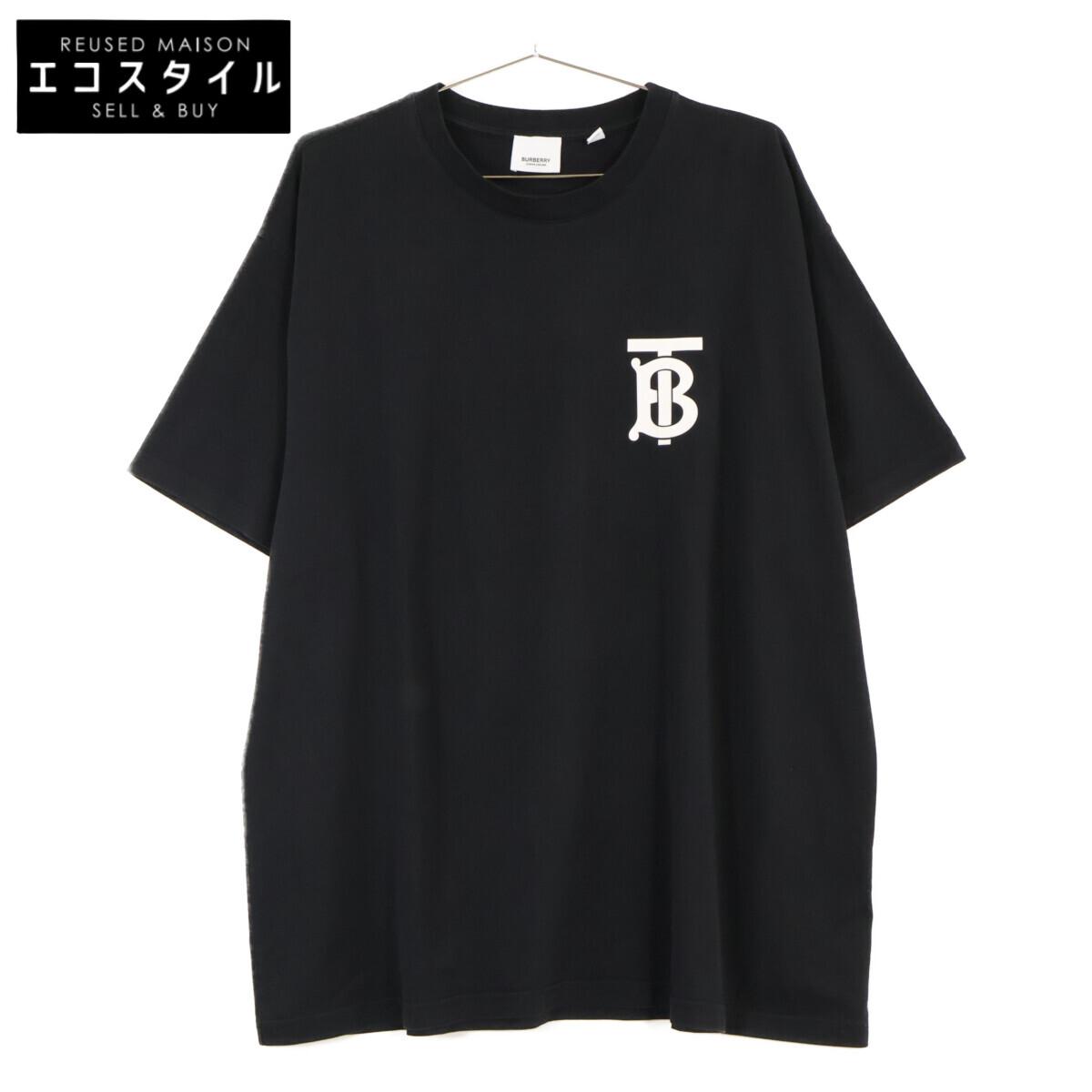 

BURBERRY 8017484 Black EMERSON TB T-shirt tops L blackUsed