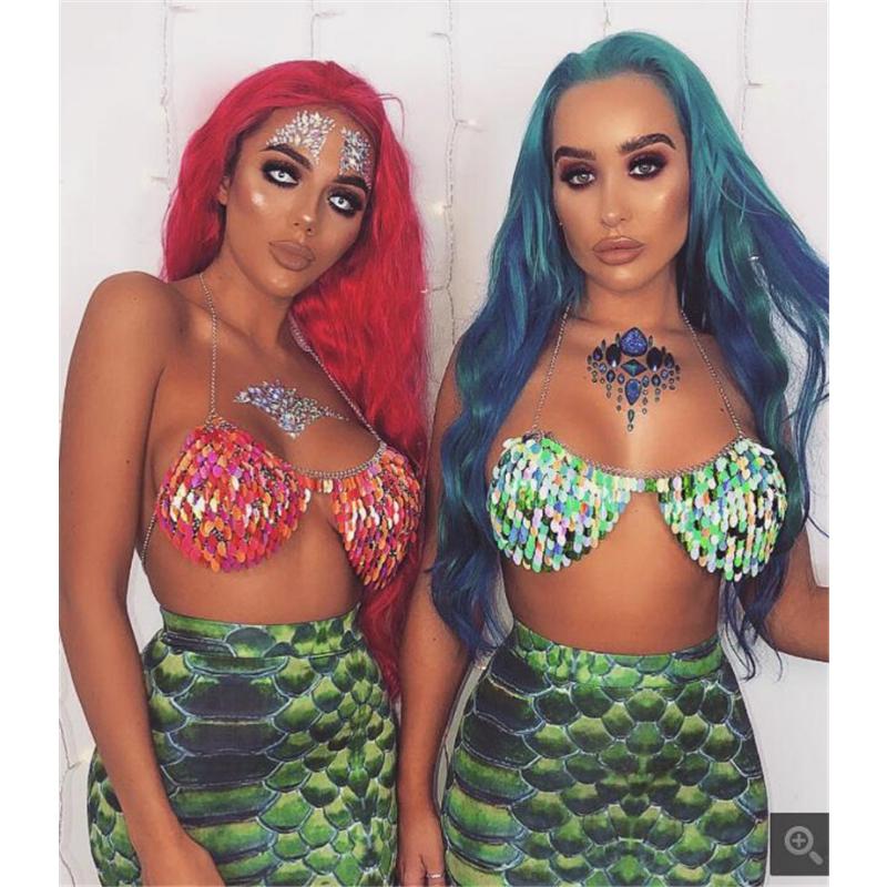 

Ретро-личность Преувеличенная личность Металлическая цепочка бюстгальтера из листьев