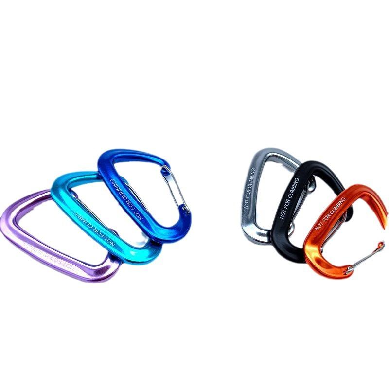 Kn D Shape 7075 Aluminum Alloy Carabiner Outdoor Hook