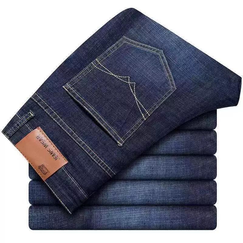 Men'S Loose Straight Leg Wide Leg Pants Men'S Stretch Jeans Youth Plus Size Pants