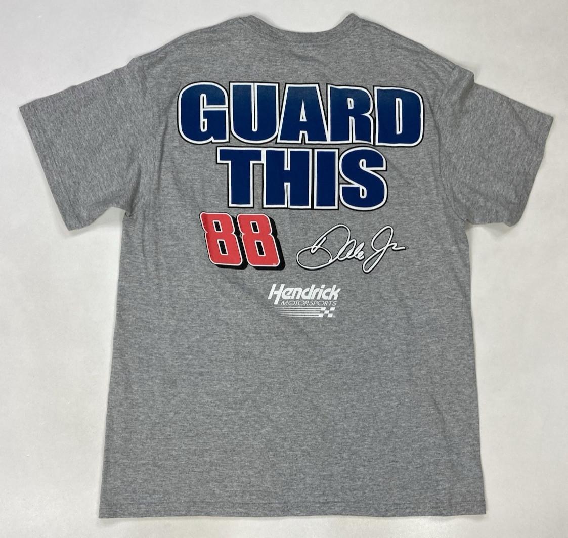 Nascar National Guard Dale Earnhardt Jr 88 Graphic T-shirt Men Large Gray XXXXL