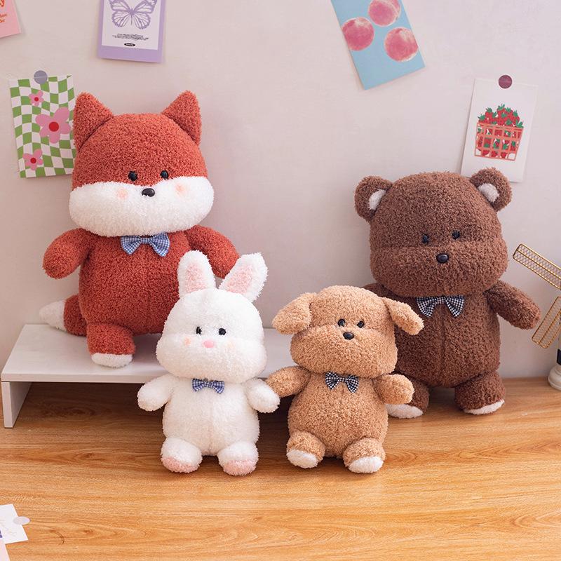Cute Cute Puppy Dog Rabbit Doll Plush Toy Bear Fox Doll Children Companionship Soothing Doll