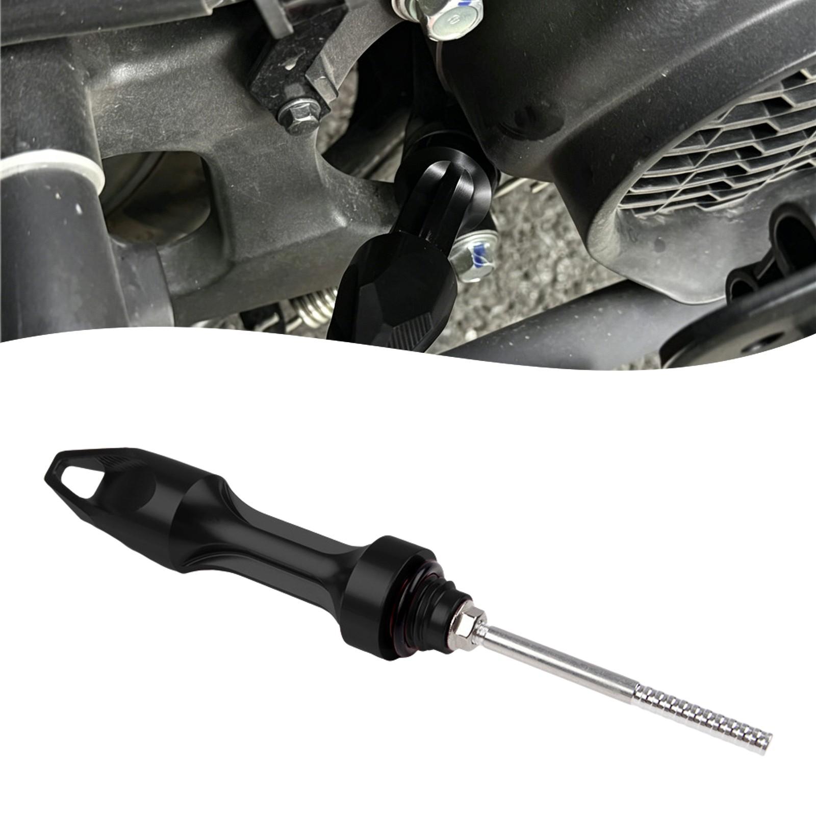 Aluminum Oil Gauge Motorcycle Dipstick Black Motorcycle Oil Level Indicator Motorcycle Oil Dipstick Aluminum Alloy