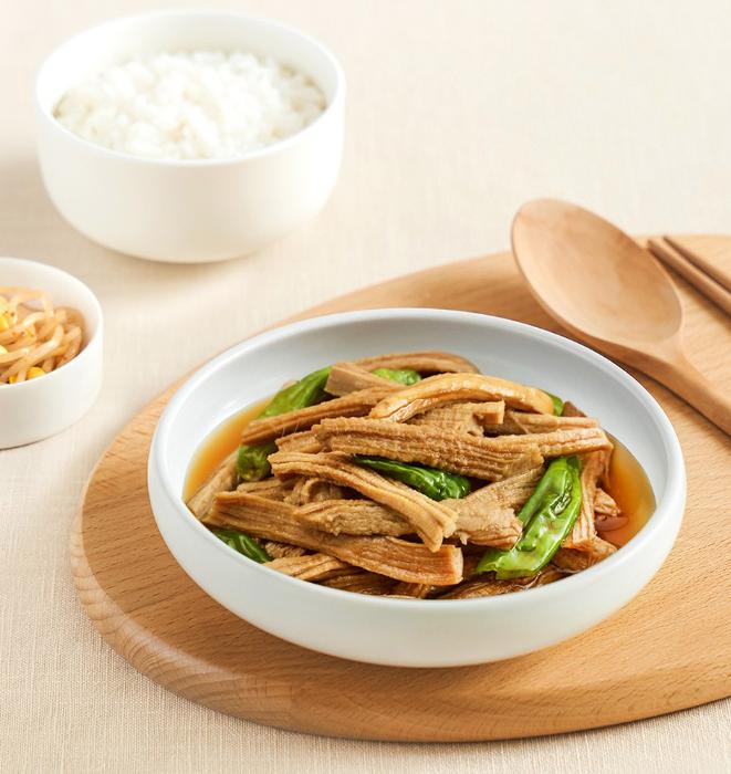 Bonjuk Jeju Pork & Shishito Pepper Jangjorim 120g | Korean Soy-Braised Side Dish