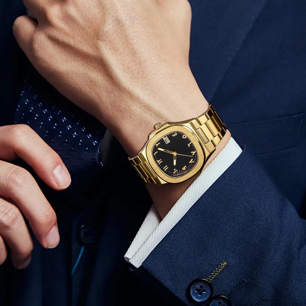 

New men s stylish and minimalist round quartz watch set, suitable for daily wear, parties, Valentine s Day, Christmas, New Year