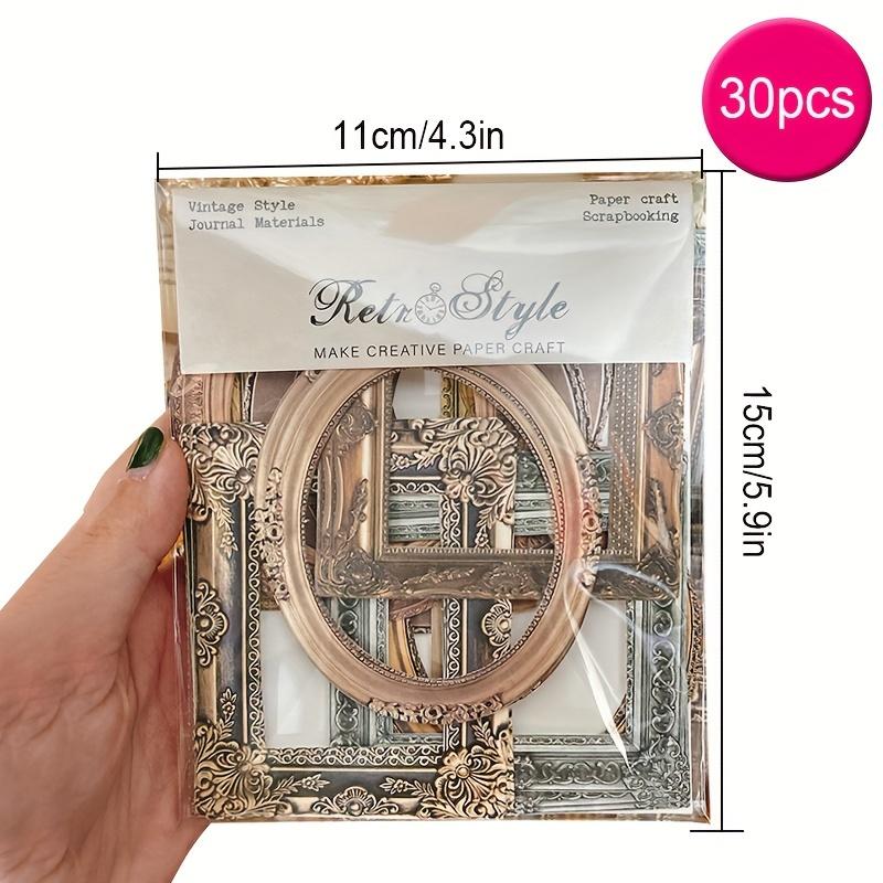 

Набор бумаги для скрапбукинга в винтажном стиле, 30 листов, односторонняя узорная бумага для декупажа, для DIY поделок, ведения дневника, скрапбукинга, упаковки подарков, оформления альбомов