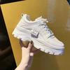Autumn New Female Student Sports Shoes Female Casual Platform Heightening Shoes A Retro