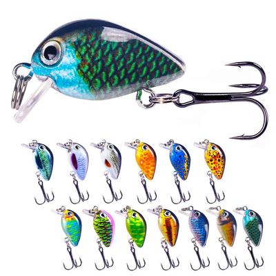 Mini Esca Bionica Pesce Grasso Wiggle 1.5g 2.5cm In Scatola