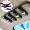 Car Glasses Case Auto Sun Visor Glasses Holder Sunglasses Clip Card Ticket Holder Pen Case Clip Box Universal Accessories Tools