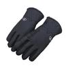 Gants d'hiver épais et chauds pour hommes, noirs et coupe-vent