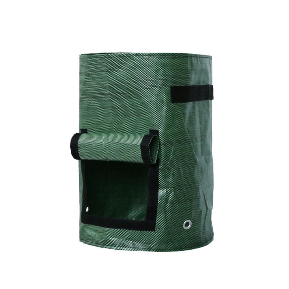 Мешок для посадки картофеля на 10 галлонов для овощей, лука, мешочек для роста с ручкой Green 10 gallons American#1