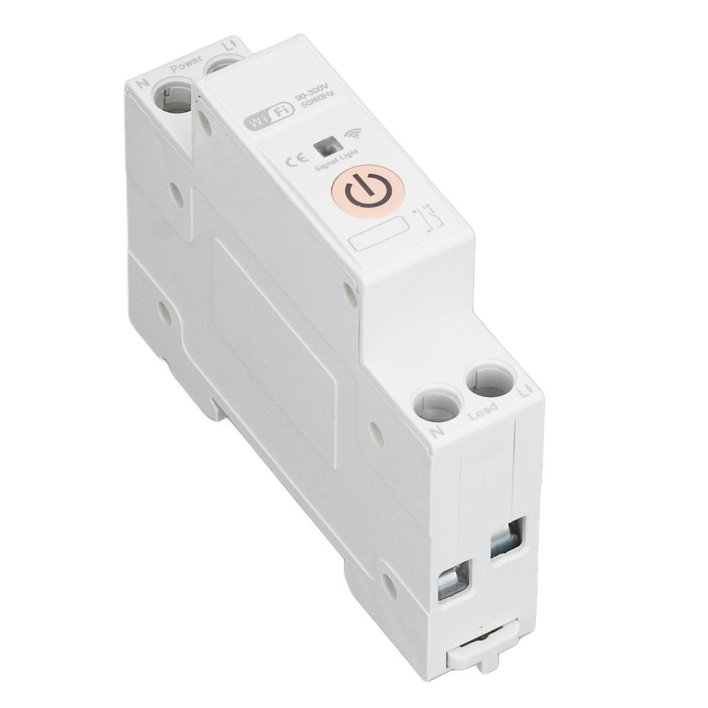 Din Rail Circuit Breaker Remote Control Smart WIFI Switch for Household Appliances AC 90‑300V 2P