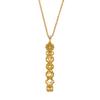 Lovely Yoga Themed Necklace Sweater Chain Stainless Steel Meditation Jewelry Adjustable Clavicle Chain
