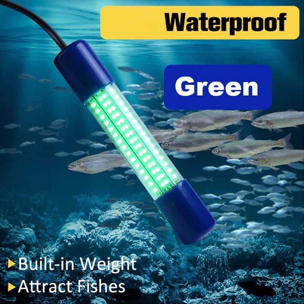 30W Lures Finder Lamp Portable Submersible Boat Lamp Underwater Fishing Light  Camping