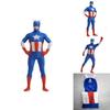 Superbe costume de super-héros Avengers Capitaine avec une fabrication exquise pour adultes