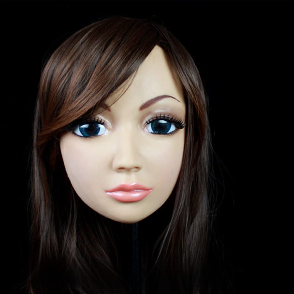 

Силиконовый кроссдрессинг силиконовый женский превращается в красивую кос-маску можно сделать без искусственной маски натуральной кожи, кроссдрессинг, косплей, маска,