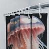 Stunning Jellyfish Bath Curtain Waterproof Decorative Shower Curtain For Bathroom, Pink White Colorful Printed Home Decor Item W