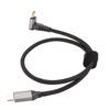 90 Degree USB C Cable 4K 60Hz Supports PD100W Type C 3.2 Gen2 Full Function USB C Fast Charging Cord for Steam Deck