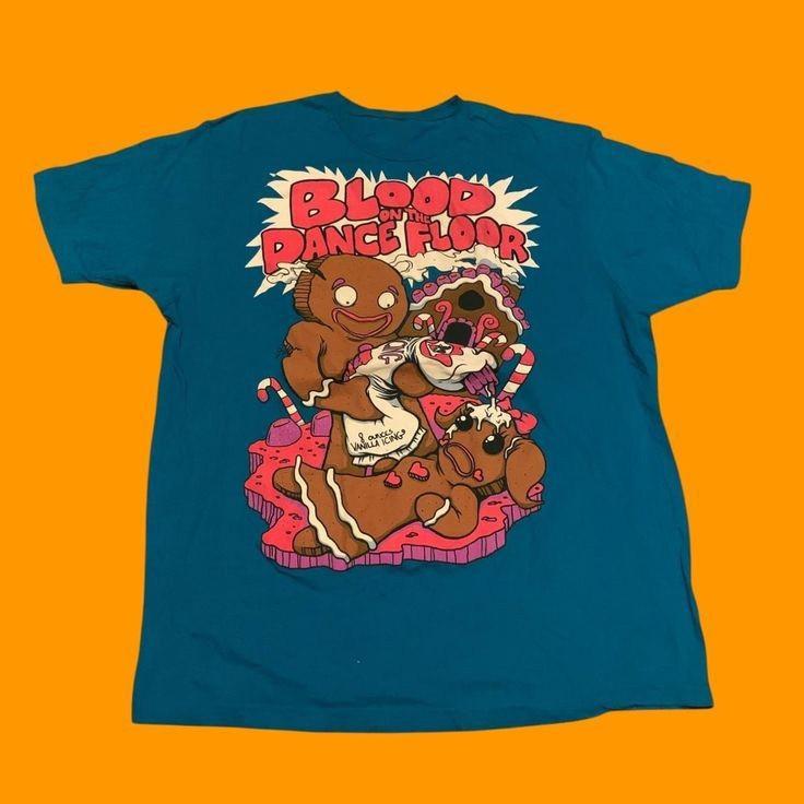 Кровь На Танцполе Глазурь Сверху Футболка BL720 Унисекс Футболка XXXL
