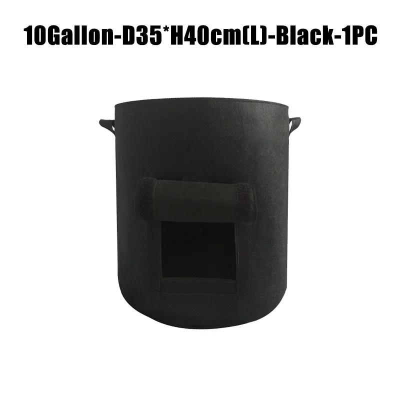 1/5/10 STÜCKE 5/10 Gallonen Pflanzsäcke für Garten Gewächshaus Kartoffeltopf Gemüse Anbausäcke Feuchtigkeitsspendende Gartenwerkzeuge